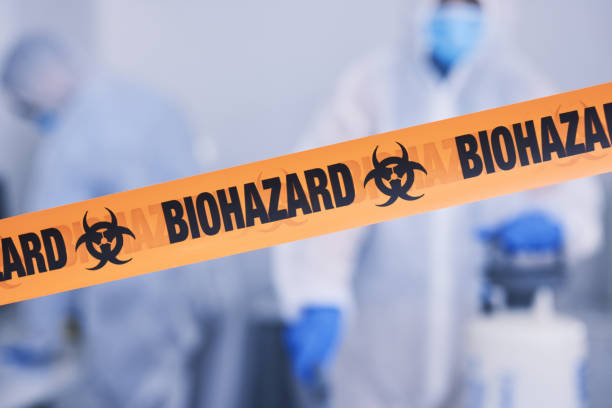 Professional Biohazard Cleanup technician working in Farmersville, TX